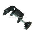 Black Powder Coating Metal Adjustable Table Clamp